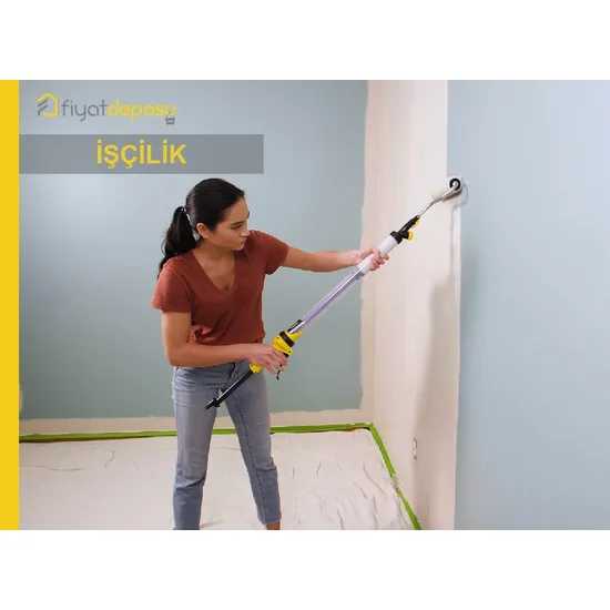 Saten Alçılı ve Alçıpanel İç Cephe Yüzeylerinin Astar Uygulanarak İki Kat Sentetik Esaslı Mat İç Cephe Boyasıyla Boyanması Malzeme Hariç İşçilik Yapılması Fiyatı