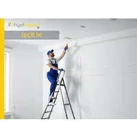 Eski Boyalı İç Cephe Tavan Yüzeylerinin İki Kat Su Bazlı Tavan Boyasıyla Boyanması Malzeme Hariç İşçilik Yapılması Fiyatı - Örtücülük Sınıf 2 - YOD Sınıf 5 - Parlaklık G3 Sınıfı