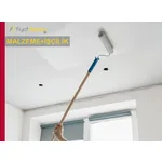 Saten Alçılı İç Cephe Tavan Yüzeylerinin İki Kat Su Bazlı Tavan Boyasıyla Boyanması Malzeme Dahil Yapılması Fiyatı - Örtücülük Sınıf 2 - YOD Sınıf 5 - Parlaklık G3 Sınıfı