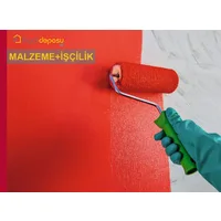 Brüt Beton, Sıvalı veya Eski Boyalı Dış Cephe Yüzeylerinin Astar Uygulanarak Saf Akrilik Esaslı Dış Cephe Boyasıyla (V3 : W3 : G2) Boyanması Malzeme Dahil Yapılması Fiyatı