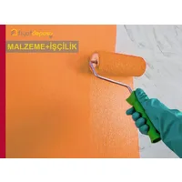 Brüt Beton, Sıvalı veya Eski Boyalı Dış Cephe Yüzeylerinin Astar Uygulanarak Saf Akrilik Esaslı Dış Cephe Boyasıyla (V2 : W3 : G2) Boyanması Malzeme Dahil Yapılması Fiyatı