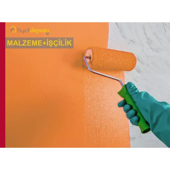 Brüt Beton, Sıvalı veya Eski Boyalı Dış Cephe Yüzeylerinin Astar Uygulanarak Saf Akrilik Esaslı Dış Cephe Boyasıyla (V2 : W3 : G2) Boyanması Malzeme Dahil Yapılması Fiyatı