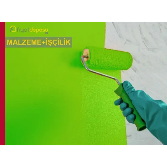 Brüt Beton, Sıvalı veya Eski Boyalı Dış Cephe Yüzeylerinin Astar Uygulanarak Silikon Esaslı Su Bazlı Dış Cephe Boyasıyla (V2 : W3 : G3) Boyanması Malzeme Dahil Yapılması Fiyatı