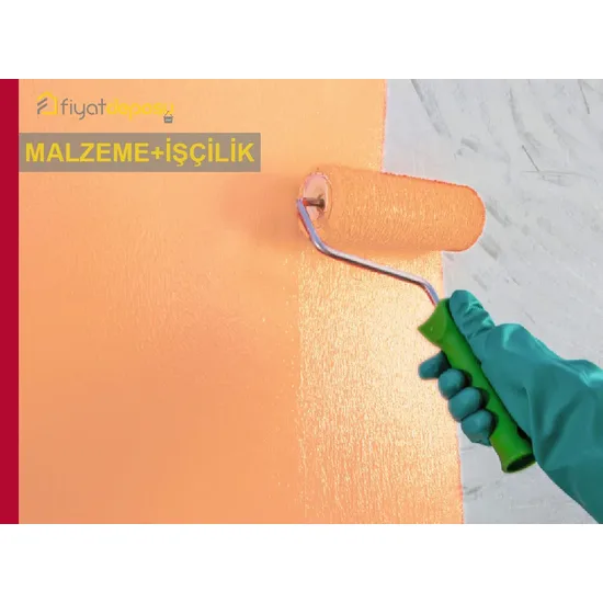 Brüt Beton, Sıvalı veya Eski Boyalı Dış Cephe Yüzeylerinin Astar Uygulanarak Fotokatalitik Özellikli Silikon Esaslı Su Bazlı Dış Cephe Boyasıyla (V2 : W3 : G3) Boyanması Malzeme Dahil Yapılması Fiyatı