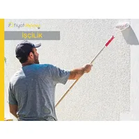 Prekast Dış Cephe Yüzeylerinin Astar Uygulanarak Saf Akrilik Esaslı Grenli / Tekstürlü Esnek Dış Cephe Boyasıyla (V3 : W3 : G2) Boyanması Malzeme Hariç İşçilik Yapılması Fiyatı
