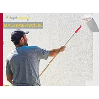 Prekast Dış Cephe Yüzeylerinin Astar Uygulanarak Saf Akrilik Esaslı Grenli / Tekstürlü Esnek Dış Cephe Boyasıyla (V2 : W3 : G2) Boyanması Malzeme Dahil Yapılması Fiyatı