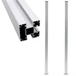 1,00 mt yüksekliğinde, Sıcak daldırma galvaniz üzeri, elektrostatik polyester toz boyalı mukavemeti arttırılmış çift profilli alüminyum çit direği (100x120 mm Alüminyum Malzemeden İmal Edilmiş Direk Kesitli , Çite Özel Dizayn, Mukavemeti Arttırılmış Çift 1,00 mt yüksekliğinde, Sıcak daldırma galvaniz üzeri, elektrostatik polyester toz boyalı mukavemeti arttırılmış çift profilli alüminyum çit direği (100x120 mm Alüminyum Malzemeden İmal Edilmiş Direk Kesitli , Çite Özel Dizayn, Mukavemeti Arttırılmış Çift