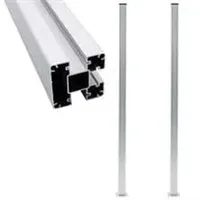 1,00 mt yüksekliğinde, Sıcak daldırma galvaniz üzeri, elektrostatik polyester toz boyalı mukavemeti arttırılmış çift profilli alüminyum çit direği (100x120 mm Alüminyum Malzemeden İmal Edilmiş Direk Kesitli , Çite Özel Dizayn, Mukavemeti Arttırılmış Çift 1,00 mt yüksekliğinde, Sıcak daldırma galvaniz üzeri, elektrostatik polyester toz boyalı mukavemeti arttırılmış çift profilli alüminyum çit direği (100x120 mm Alüminyum Malzemeden İmal Edilmiş Direk Kesitli , Çite Özel Dizayn, Mukavemeti Arttırılmış Çift