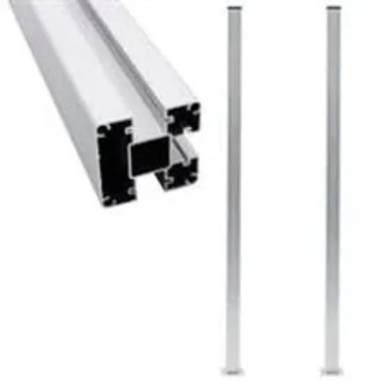 1,00 mt yüksekliğinde, Sıcak daldırma galvaniz üzeri, elektrostatik polyester toz boyalı mukavemeti arttırılmış çift profilli alüminyum çit direği (100x120 mm Alüminyum Malzemeden İmal Edilmiş Direk Kesitli , Çite Özel Dizayn, Mukavemeti Arttırılmış Çift 1,00 mt yüksekliğinde, Sıcak daldırma galvaniz üzeri, elektrostatik polyester toz boyalı mukavemeti arttırılmış çift profilli alüminyum çit direği (100x120 mm Alüminyum Malzemeden İmal Edilmiş Direk Kesitli , Çite Özel Dizayn, Mukavemeti Arttırılmış Çift