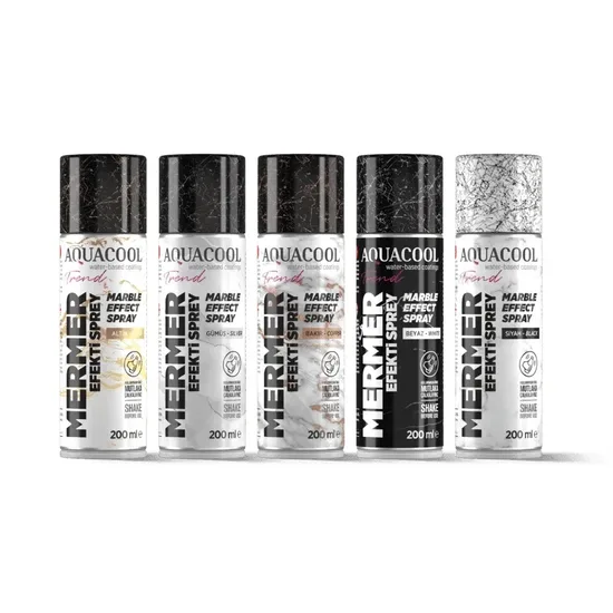Aquacool Trend - Mermer Efekt Spreyi - Sprey Boya