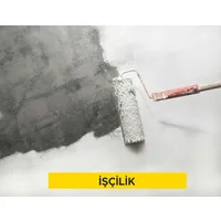 Mevcut alçı astar (perdah) üzerine üç kat yağlı boya yapılması (Malzeme Hariç) (İşçilik)