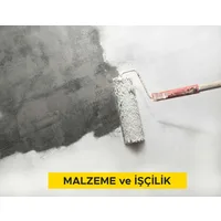 Mevcut alçı astar (perdah) üzerine üç kat yağlı boya yapılması (Malzeme Dahil)