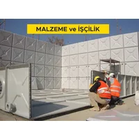 Çeşitli profil demiri ve sac levhalardan münferit imalat yapılması ve yerine konulması (su depoları ve benzeri) (Malzeme Dahil)