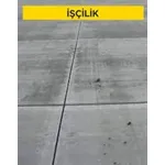 Saha betonu ve beton yollarda büzülme derzi yapılması (Malzeme Hariç) (İşçilik) Saha betonu ve beton yollarda büzülme derzi yapılması (Malzeme Hariç) (İşçilik)