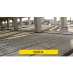 24 cm kalınlığında önyapımlı, öngerilmeli, boşluklu taşıyıcı beton döşeme elemanları ile döşeme yapılması. (Malzeme Hariç) (İşçilik)