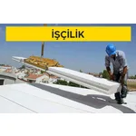 10 cm kalınlığındaki teçhizatlı gazbeton çatı elemanları ile vinç kullanılarak taşıyıcı çatı yapılması (3,50 N/mm² ve 500 kg/m³) (Malzeme Hariç) (İşçilik) 10 cm kalınlığındaki teçhizatlı gazbeton çatı elemanları ile vinç kullanılarak taşıyıcı çatı yapılması (3,50 N/mm² ve 500 kg/m³) (Malzeme Hariç) (İşçilik)