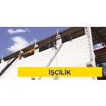 30 cm kalınlığındaki teçhizatlı gazbeton duvar elemanları ile vinç kullanarak duvar yapılması (5,00 N/mm² ve 600 kg/m³) (Malzeme Hariç) (İşçilik)