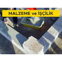 9 cm kalınlığındaki taşıyıcı olmayan bimsbeton duvar blokları ile duvar yapılması (bimsbeton tutkalı ile) (min. 1,50 N/mm² ve 600-900 kg/m³, 900 kg/m³ hariç) (Malzeme Dahil) 9 cm kalınlığındaki taşıyıcı olmayan bimsbeton duvar blokları ile duvar yapılması (bimsbeton tutkalı ile) (min. 1,50 N/mm² ve 600-900 kg/m³, 900 kg/m³ hariç) (Malzeme Dahil)