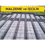 28 cm yüksekliğindeki bimsbeton asmolen blokları ile asmolen döşeme yapılması (min. 400 kg/m³) (Malzeme Dahil)