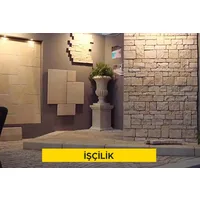 (37,5x11,5x19 cm) ebadında kireç kum taşı ile 11,5 cm kalınlıkta duvar yapılması (tutkallı uygulama) (Malzeme Hariç) (İşçilik)