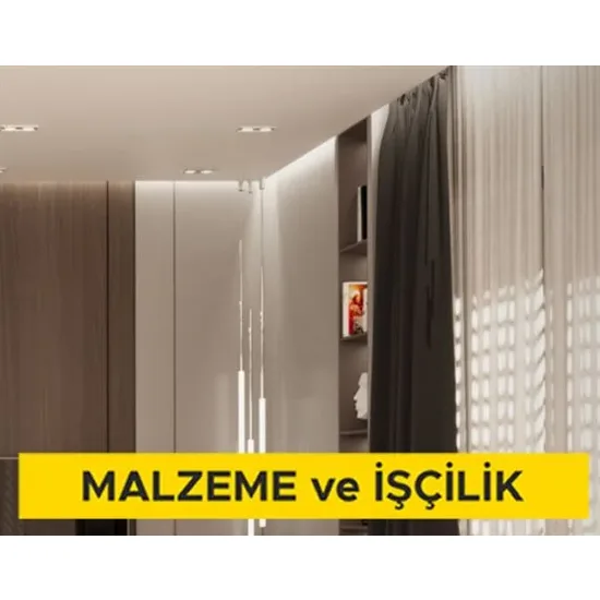 Kartonpiyer alçısı ile perde bantı yapılması (Malzeme Dahil)