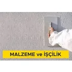 Hazır (fabrikasyon) kaba/ince sıva harcı (TI, WI, CSI) ile iç veya dış yüzeylere 2 cm kalınlıkta sıva yapılması (Malzeme Dahil) Hazır (fabrikasyon) kaba/ince sıva harcı (TI, WI, CSI) ile iç veya dış yüzeylere 2 cm kalınlıkta sıva yapılması (Malzeme Dahil)