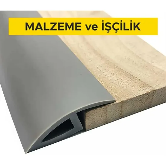 PVC esaslı geçiş profili (4 cm genişliğinde) temini ve yerine monte edilmesi (Malzeme Dahil)
