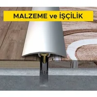 Alüminyum esaslı geçiş profili (4 cm genişliğinde) temini ve yerine monte edilmesi (Malzeme Dahil)