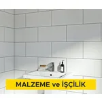 30 x 60 cm anma ebatlarında, her türlü desen ve yüzey özelliğinde, I.kalite, beyaz, sırlı porselen karo ile 3 mm derz aralıklı duvar ve cephe kaplaması yapılması (karo yapıştırıcısı ile) (Malzeme Dahil)