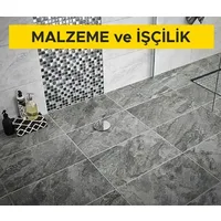 30 x 60 cm anma ebatlarında, rektifiyeli, her türlü renk, desen ve yüzey özelliğinde, I.kalite, mat, sırsız porselen karo ile 3 mm derz aralıklı döşeme kaplaması yapılması (karo yapıştırıcısı ile) (Malzeme Dahil) 30 x 60 cm anma ebatlarında, rektifiyeli, her türlü renk, desen ve yüzey özelliğinde, I.kalite, mat, sırsız porselen karo ile 3 mm derz aralıklı döşeme kaplaması yapılması (karo yapıştırıcısı ile) (Malzeme Dahil)
