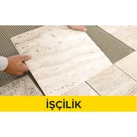 40 x 40 cm anma ebatlarında, rektifiyeli, her türlü renk, desen ve yüzey özelliğinde, I.kalite, parlak, sırsız porselen karo ile 3 mm derz aralıklı döşeme kaplaması yapılması (karo yapıştırıcısı ile) (Malzeme Hariç) (İşçilik) 40 x 40 cm anma ebatlarında, rektifiyeli, her türlü renk, desen ve yüzey özelliğinde, I.kalite, parlak, sırsız porselen karo ile 3 mm derz aralıklı döşeme kaplaması yapılması (karo yapıştırıcısı ile) (Malzeme Hariç) (İşçilik)