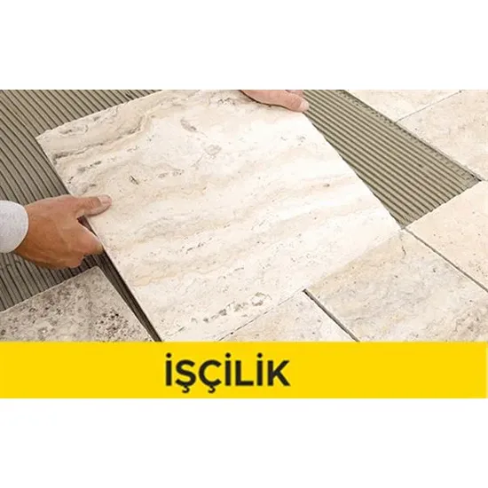 40 x 40 cm anma ebatlarında, rektifiyeli, her türlü renk, desen ve yüzey özelliğinde, I.kalite, parlak, sırsız porselen karo ile 3 mm derz aralıklı döşeme kaplaması yapılması (karo yapıştırıcısı ile) (Malzeme Hariç) (İşçilik) 40 x 40 cm anma ebatlarında, rektifiyeli, her türlü renk, desen ve yüzey özelliğinde, I.kalite, parlak, sırsız porselen karo ile 3 mm derz aralıklı döşeme kaplaması yapılması (karo yapıştırıcısı ile) (Malzeme Hariç) (İşçilik)