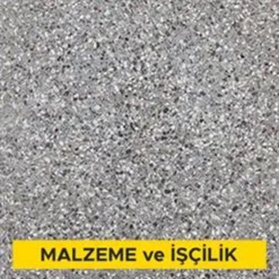 Andezit agregalı terrazo karo ile dış mekan döşeme kaplaması yapılması (Kırılma Dayanımı Şartları (Sınıf 1) Eğilme dayanımı minimum 2,8 Mpa Aşınma direnç sınıfı (2-G), Yüzey alanı ? 1600 cm², her türlü yüzey işlemli) (Malzeme Dahil) Andezit agregalı terrazo karo ile dış mekan döşeme kaplaması yapılması (Kırılma Dayanımı Şartları (Sınıf 1) Eğilme dayanımı minimum 2,8 Mpa Aşınma direnç sınıfı (2-G), Yüzey alanı ? 1600 cm², her türlü yüzey işlemli) (Malzeme Dahil)