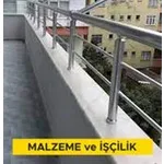 3 cm kalınlığında beyaz mermer levha ile parapet yapılması (3cmx30-40- 50cmxserbest boy) (honlu veya cilalı) (Malzeme Dahil)