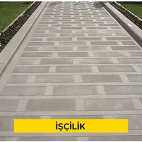 Andezit plaklar ile merdiven basamağı kaplaması yapılması (B:6 cm, R:4 cm) (Malzeme Hariç) (İşçilik)