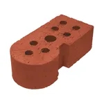 Çenesizler Toprak - Kiremit Tuğla - Büyük Pres Mafsal Tuğlası - 215 x 102 x 65 mm Ebatlarında Pres Tuğla