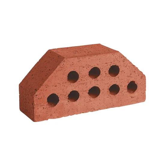 Çenesizler Toprak - Kiremit Tuğla - Büyük Pres Tuğla 45º Çift Köşeli - 215 x 102 x 65 mm Ebatlarında Pres Tuğla