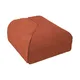 Çenesizler Toprak - Kiremit Tuğla - Büyük Pres Tuğla Çift Oval İç Köşe - 215 x 215 x 102 mm Ebatlarında Pres Tuğla