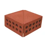 Çenesizler Toprak - Kiremit Tuğla - Büyük Pres Tuğla Dış Köşe Dönüş - 215 x 215 x 65 mm Ebatlarında Pres Tuğla Çenesizler Toprak - Kiremit Tuğla - Büyük Pres Tuğla Dış Köşe Dönüş - 215 x 215 x 65 mm Ebatlarında Pres Tuğla