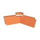 Çenesizler Toprak - Kiremit Tuğla - Büyük Pres Tuğla İç Bükey Dönüş - 215 x 102 x 65 mm Ebatlarında Pres Tuğla