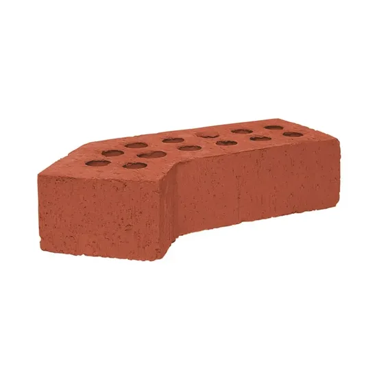 Çenesizler Toprak - Kiremit Tuğla - Büyük Pres Tuğla İç Bükey Dönüş - 215 x 102 x 65 mm Ebatlarında Pres Tuğla