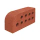 Çenesizler Toprak - Kiremit Tuğla - Büyük Pres Tuğla Oval - 215 x 102 x 102 mm Ebatlarında Pres Tuğla