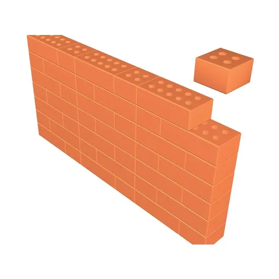 Çenesizler Toprak - Kiremit Tuğla - Söve Tuğla - 102 x 102 x 65 mm Ebatlarında Pres Tuğla