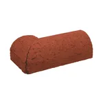 Çenesizler Toprak - Kiremit Tuğla - Küpeşte Oval Dönüş Tuğla - 215 x 102 x 65 mm Ebatlarında Pres Tuğla