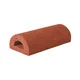 Çenesizler Toprak - Kiremit Tuğla - Küpeşte Oval Tuğla - 215 x 100 x 65 mm Ebatlarında Pres Tuğla