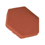 Çenesizler Toprak - Kiremit Tuğla - Altıgen Taban Tuğla - 115 x 20 mm Ebatlarında