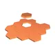 Çenesizler Toprak - Kiremit Tuğla - Altıgen Taban Tuğla - 115 x 20 mm Ebatlarında