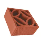 Çenesizler Toprak - Kiremit Tuğla - Balkon Tuğlası - 185 x 185 x 85 mm Ebatlarında Pres Tuğla