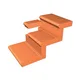 Çenesizler Toprak - Kiremit Tuğla - Basamak Elemanı (Dolu) - 210 x 105 x 50 mm Ebatlarında