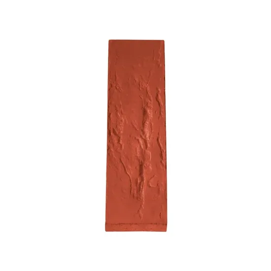 Çenesizler Toprak - Kiremit Tuğla - Biteco Büyük Desenli Kaplama - 240 x 65 x 20 mm Ebatlarında